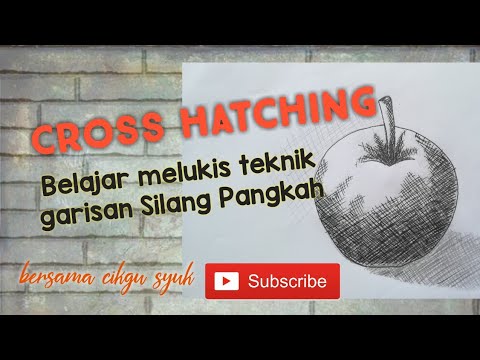 Hasilkan Karya Dengan Teknik Garisan Silang Pangkah Cross Hatching Youtube