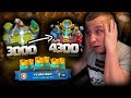 OD 3000 DO 4300! 40x THREE CROWN WINS! CLASH ROYALE POLSKA