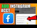 How To Add Instagram Account To Facebook Business Manager (2026) (Complete Guide)