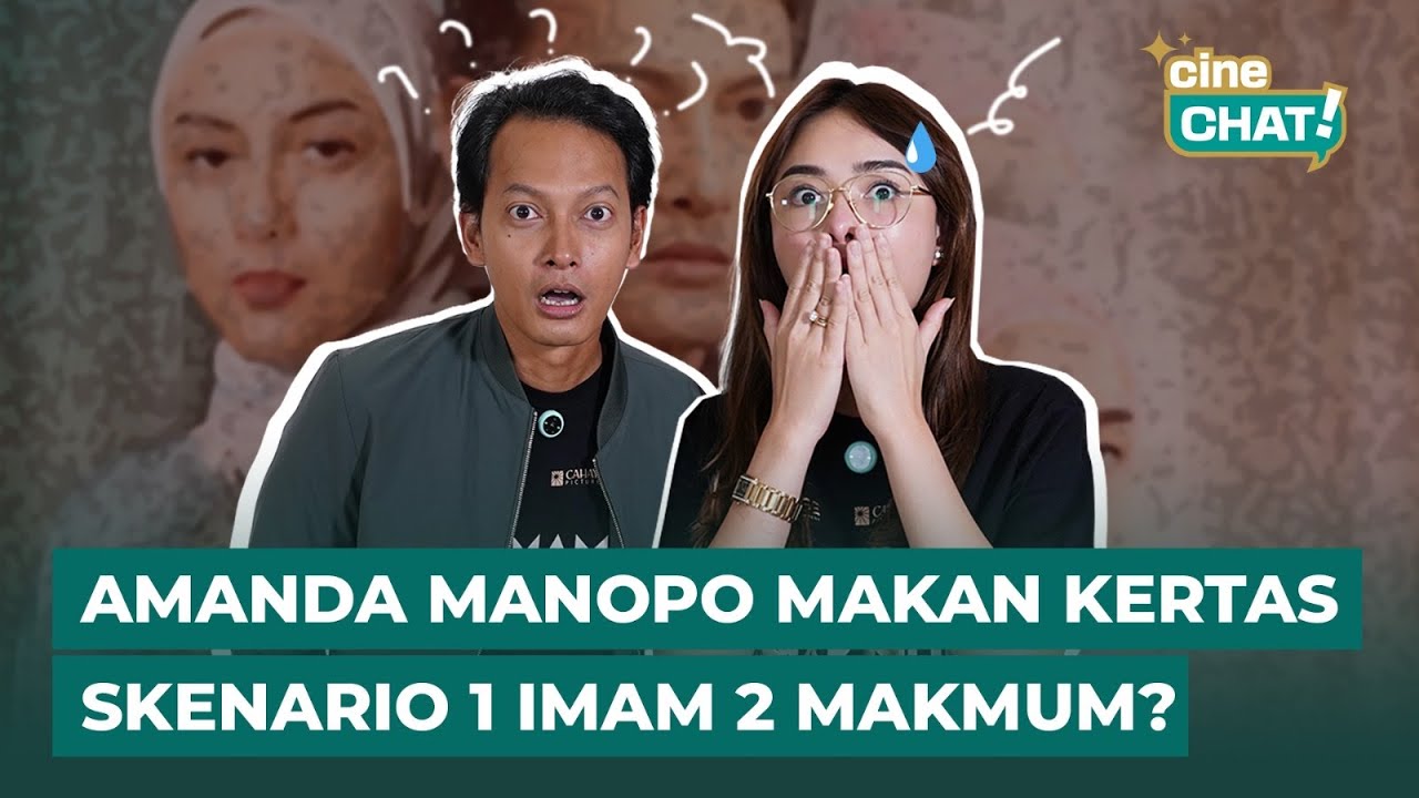 AMANDA MANOPO SUKA BAGI-BAGI MAKANAN DI LOKASI SYUTING? | Cine-Chat 1 Imam 2 Makmum