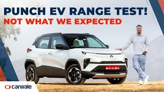 Tata Punch EV 100% to 0% Range Test | Comparison with Nexon EV