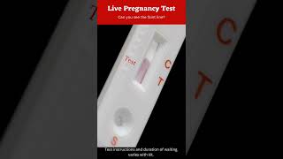 Live Pregnancy Test #shorts #pt #viral