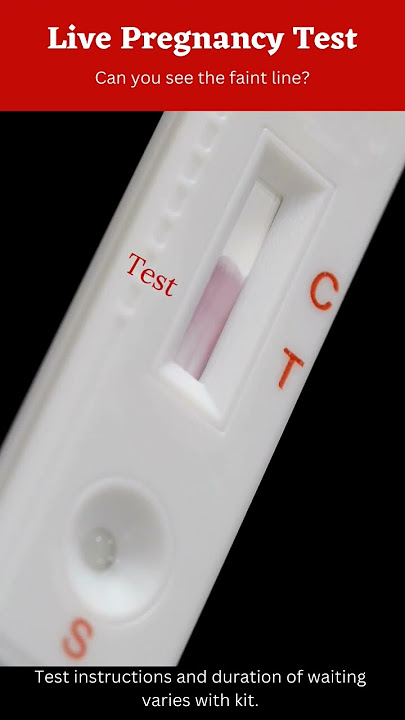 Live Pregnancy Test #shorts #pt #viral