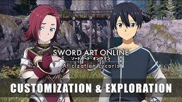 SWORD ART ONLINE Alicization Lycoris – Customization & Exploration Trailer