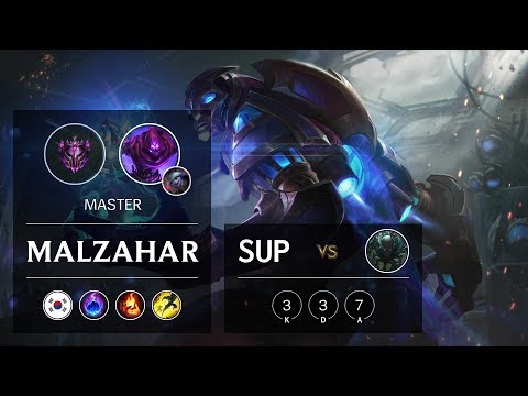 Malzahar Support vs Pyke - KR Master Patch 9.18