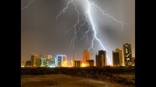 rain In Fujairah UAE أمطار و برد في الفجيره
