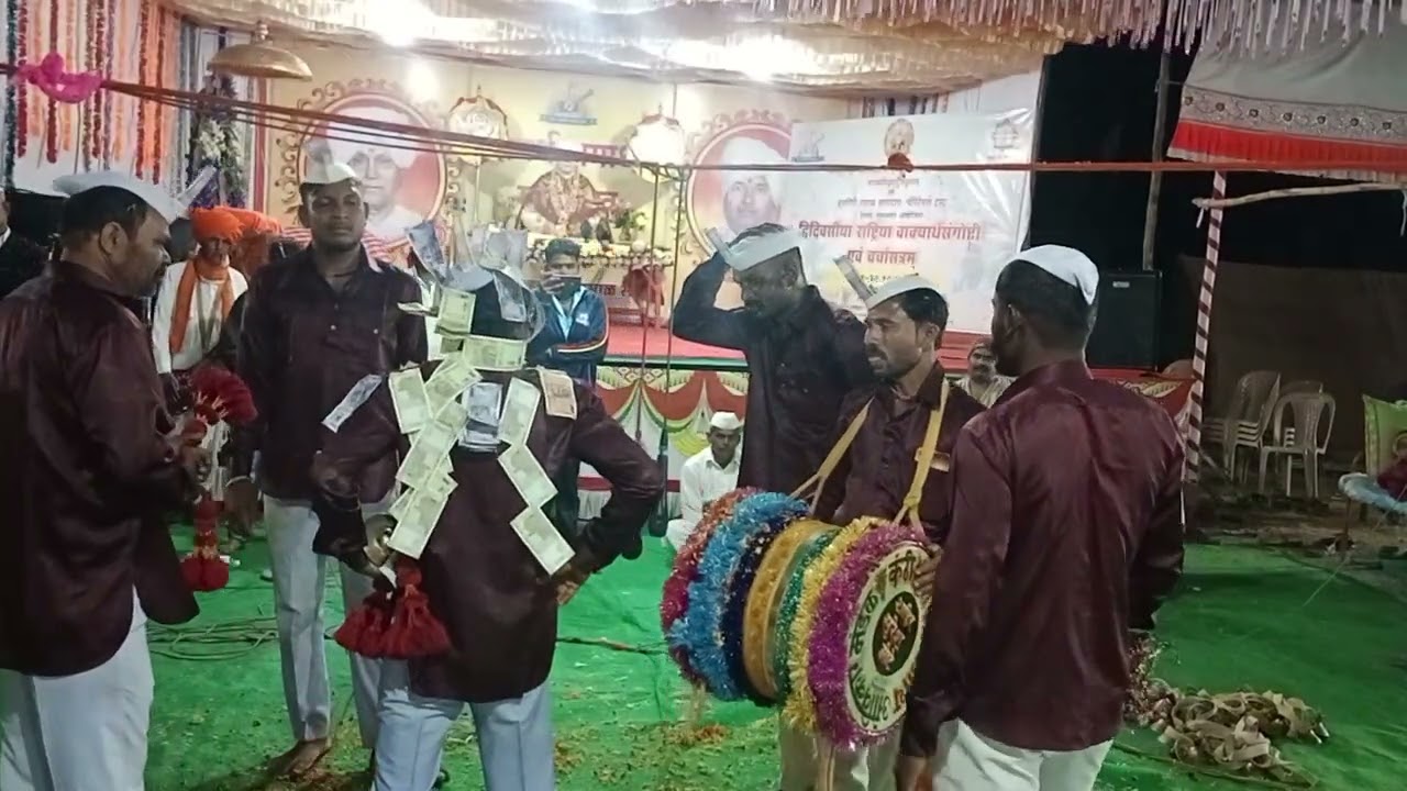 संतभूमी तरडगाव येथे झालेला कार्यक्रम शाहीर सुरेश मोटे नागनाथ ओविकार मंडळ कंटी