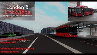 London Docklands Bus Simulator V2 1 69 To Canning Town Via Straford Rip Gal Youtube - roblox london midland bus games