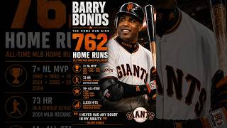 The GOAT They Love To HATE: Barry Bonds!!!