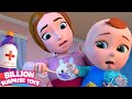 बेबी बहुत बीमार है! माँ बीमार बच्चे की देखभाल कर रही है। - Kids Hindi Cartoon