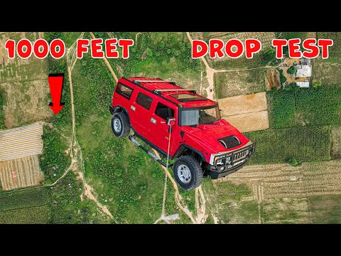 Dropping Our Car From 1000 Feet | ? Will It Survive?