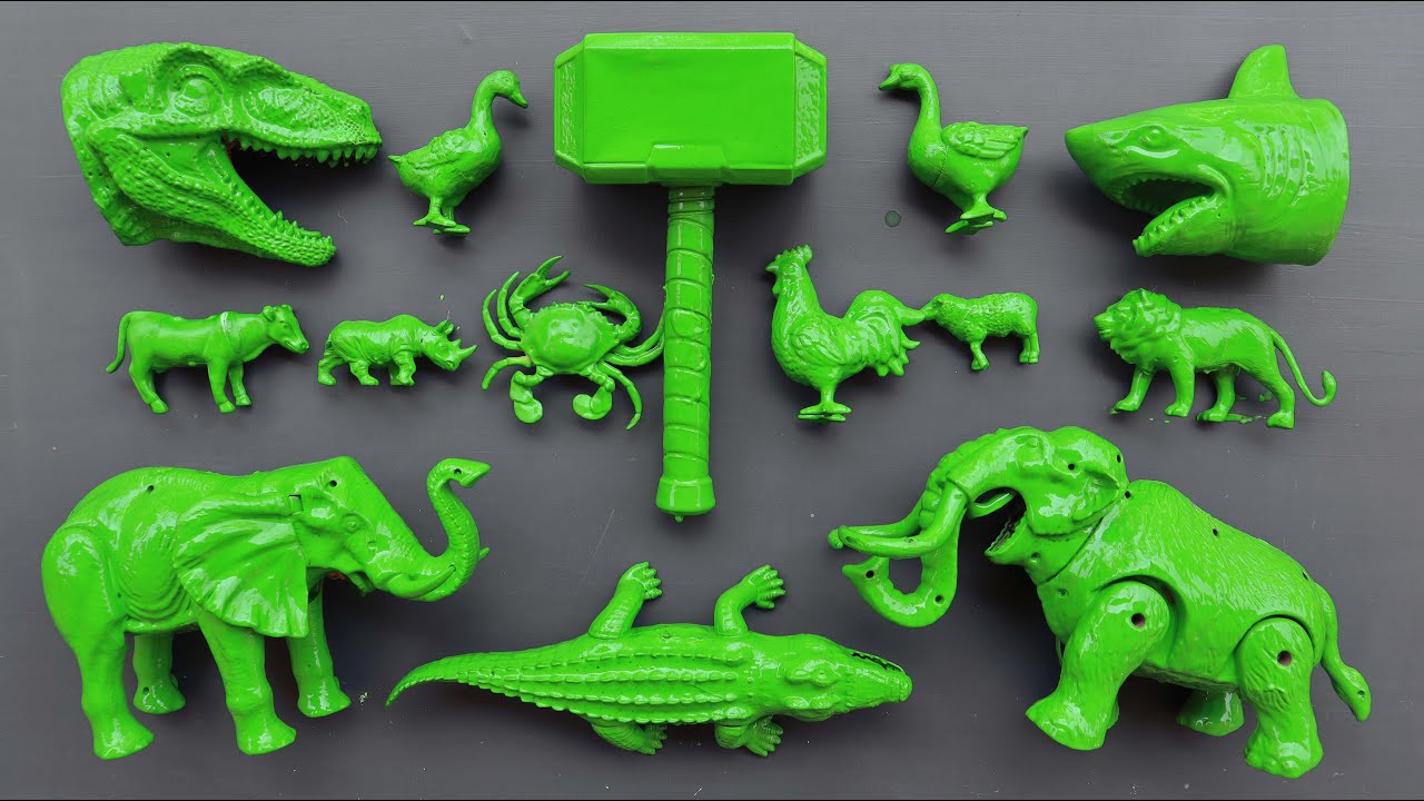 уборка корова утка гусь курица слон крокодил велоцираптор мегалодон тигр лев овца носорог