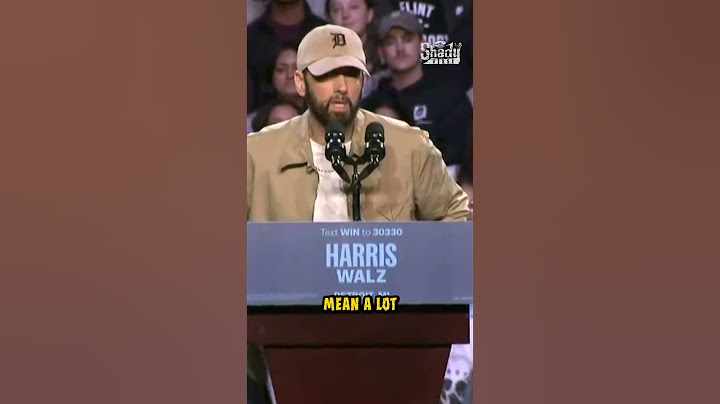 Eminem introduces Barack Obama at Kamala Harris-Tim Walz rally in Detroit.