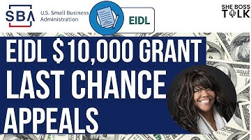 BREAKING: #EIDL $10,000 TARGETED ADVANCE - LAST CHANCE REEVALUATION HURRY | SHE BOSS TALK