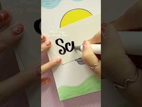 Simple Front Page Idea for Notebook 💡 #shorts #frontpage