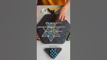Triangle Board Game Desktop Puzzle Interactives Game Brainteaser Strategy Chain Chess Game Sets