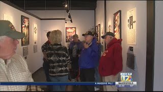 Veterans visit Portrait of a Warrior Gallery