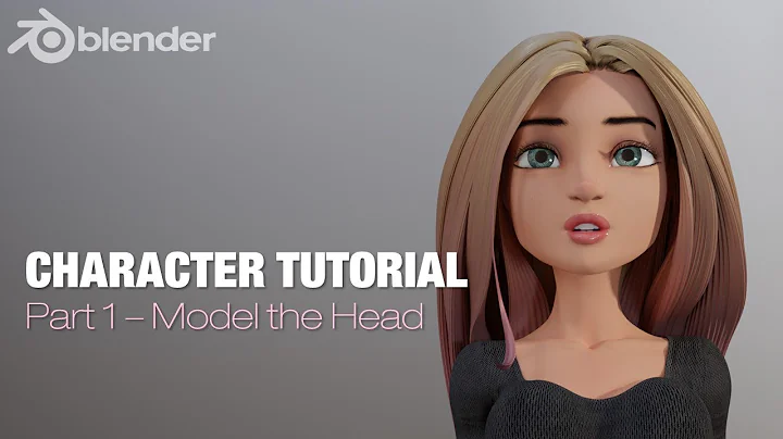 Blender Complete Character Tutorial  - Part1 - Modeling the Head