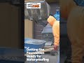 How does a Waterproofing system begin?