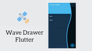 Wave Drawer in Flutter | Flutter Tutorials | Flutter by Google | #Flutter | #CodeStudio