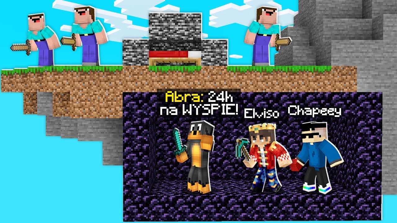 NIE WYJDŹ z WYSPY na BED WARS CHALLENGE! 🚫 / Chapeey, Elvisoo