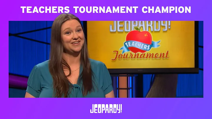 Jeopardy! Teachers Tournament Champion - Jennifer ...