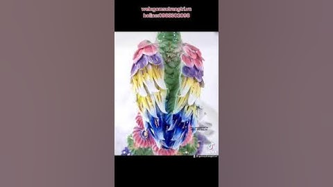 TƯỢNG CÔNG NGŨ SẮC …THỦ CÔNG ...HOÀN TOÀN BẰNG TAY AH... ĐẸP MÊ MẨN LUÔN CÁC KHÁCH NHÉ ...