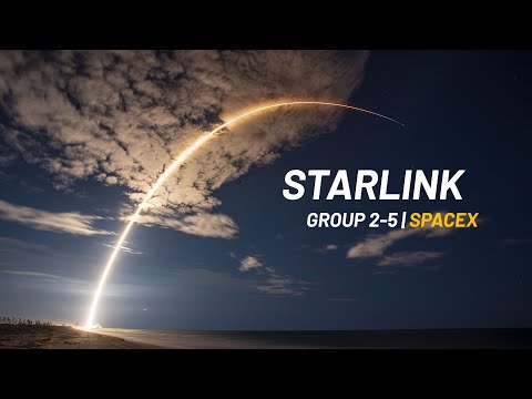 🔴 EN DIRECT LANCEMENT SPACEX STARLINK GROUP 2-5 ( Fusée FALCON 9 - Lancement spatial )