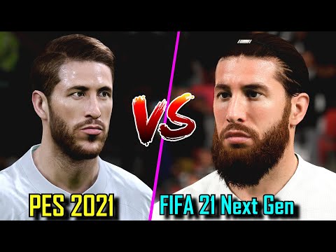 ? FIFA 21 Next Gen vs PES 2021 - Real Madrid Players Face Comparison | PS4 vs PS5