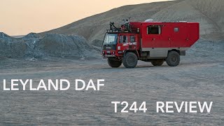Leyland Daf T244 4x4 ex military truck review. Overlanders guide