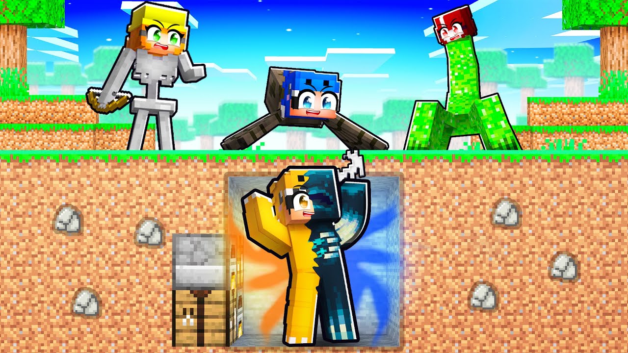 HUNTERS vs MUTANT SPEEDRUNNER in Minecraft!