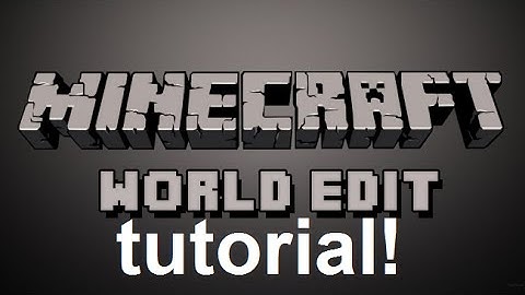 Minecraft: WorldEdit Plugin Tutorial!