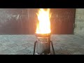 Печка из Гильзы! Незаменимая длительного горения для рыбалки, своими руками видео
