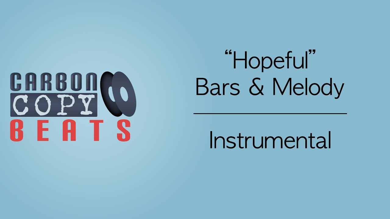 Hopeful Instrumental / Karaoke (In The Style Of Bars & Melody) YouTube
