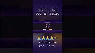 Log In Right Log In Right Free Fire Log In Right