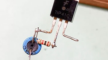 Tip41c Transistor Amplifier| Powerful Amplifier With Single Transistor