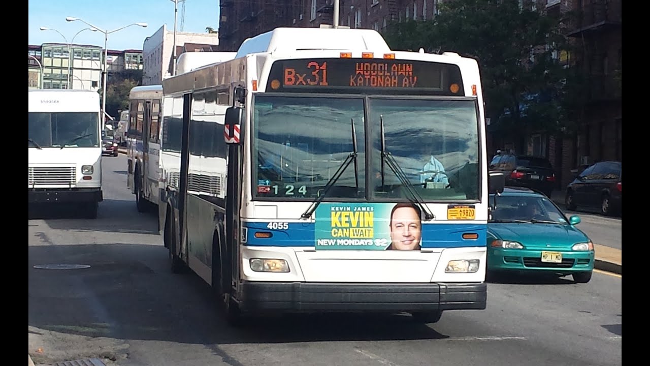 MaBSTOA Bus: Woodlawn Bound Orion Vll Hybrid [#4055] Bx31 Bus @ East ...