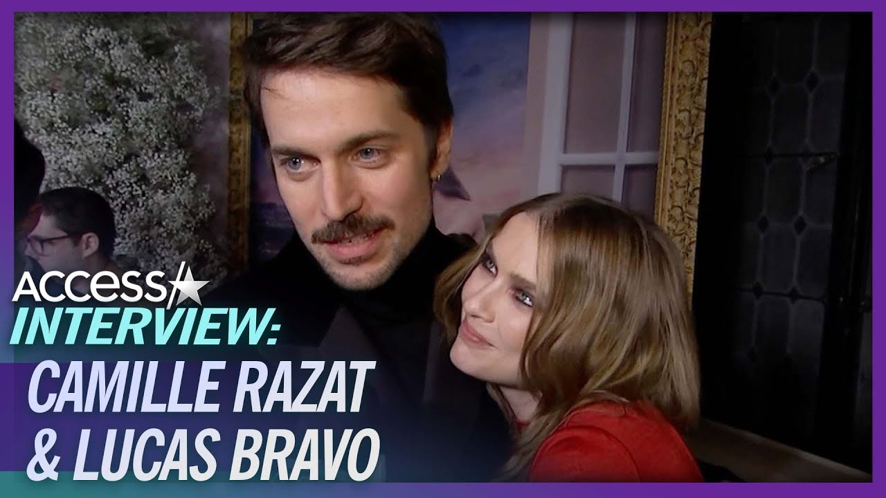 'Emily In Paris' Lucas Bravo Crashes Camille Razat's Interview