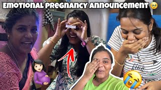 Emotional Pregnancy Announcement To Our FAMILY…🥹❤️ | Allu Loves Priya