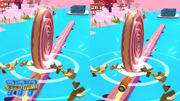 SPIRAL ROLL PRO PLAYER All Levels Gameplay Walkthrough | New Update Level 17-18