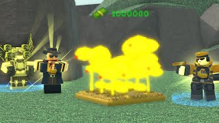 Wait.. OP GOLDEN FARM IN TDS!?!? Nahh | roblox