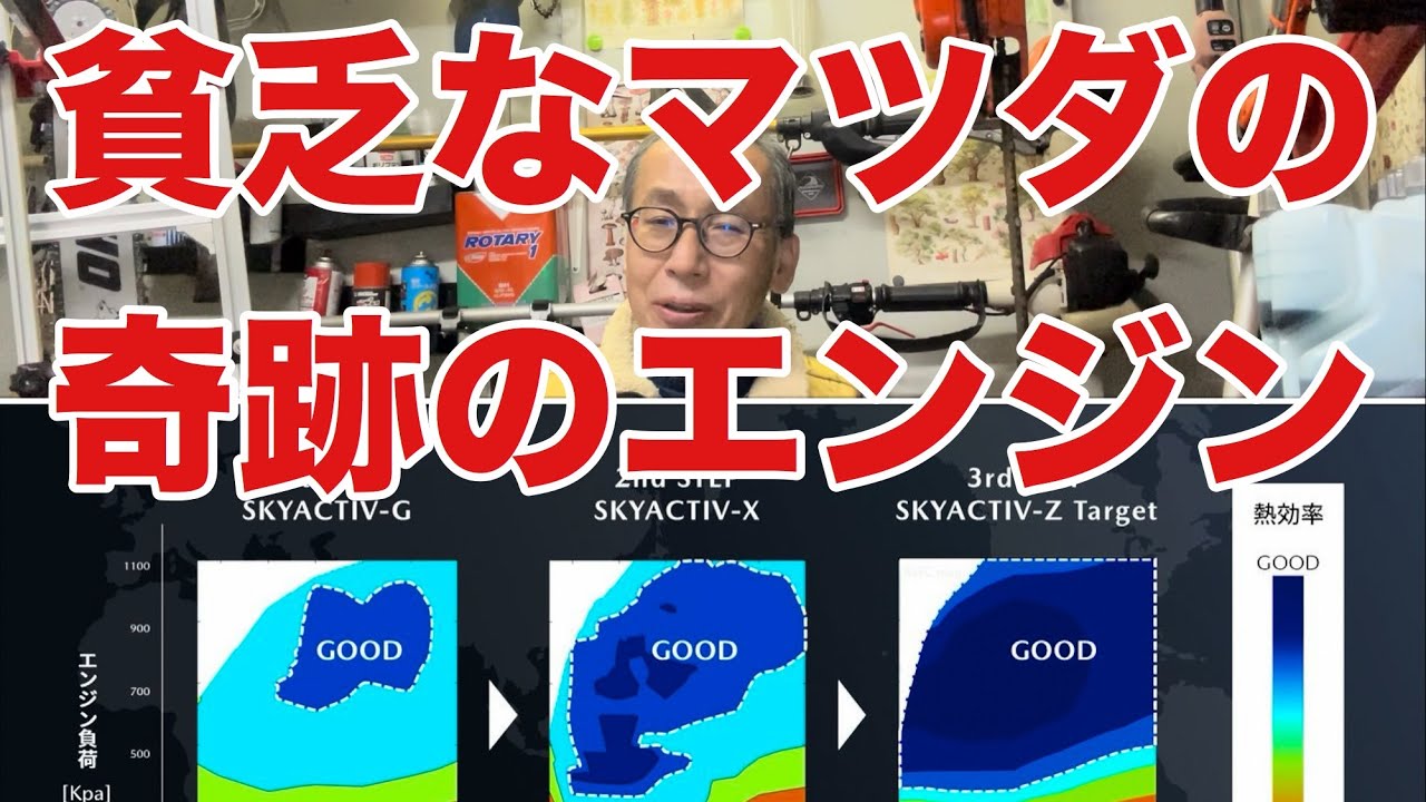 貧乏なマツダが作った奇跡のエンジン - YouTube