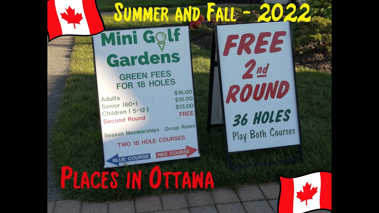 Visit Ottawa Mini Golf Gardens YouTube