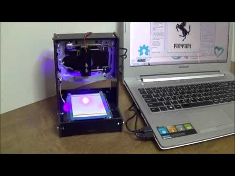 NEJE JZ-5 Mini Laser Engraving Machine - Unbox and First