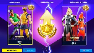 In this video i show you fortnite free battle pass season 4 as it will
have new skins battlepass for the battl...