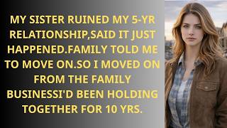 My Sister Ruined My 5-Yr Relationship,Said It Just Happened. Family Told Me To Move On. So I Moved…
