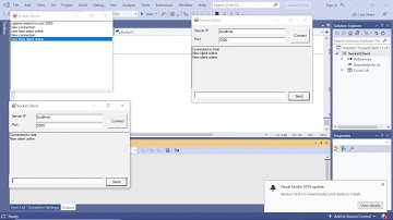 Demo video for chat server