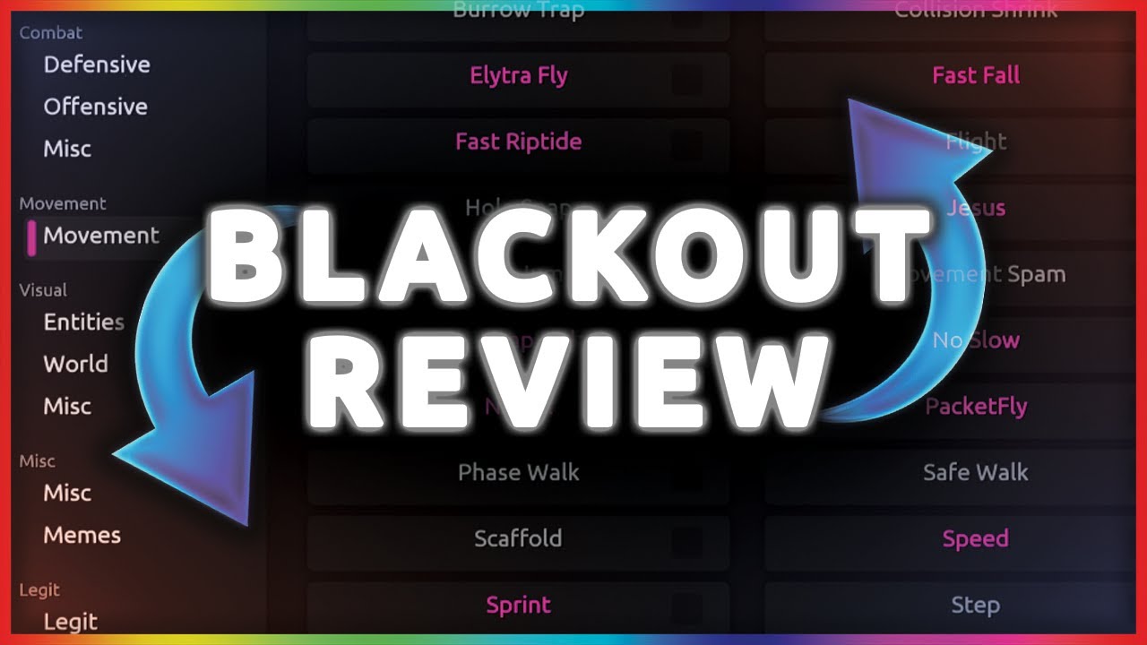 Blackout Client Review | The Best Hacked Client For CPVP? | Complete Client Overview - Episode #53