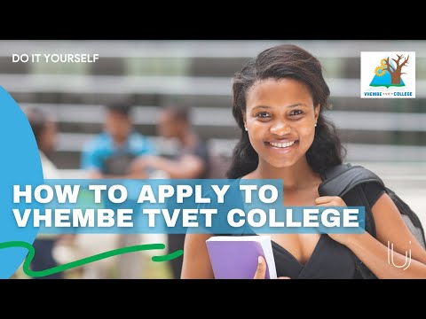How to apply to Vhembe TVET College | Online Application | DIY | UniApplyForMe