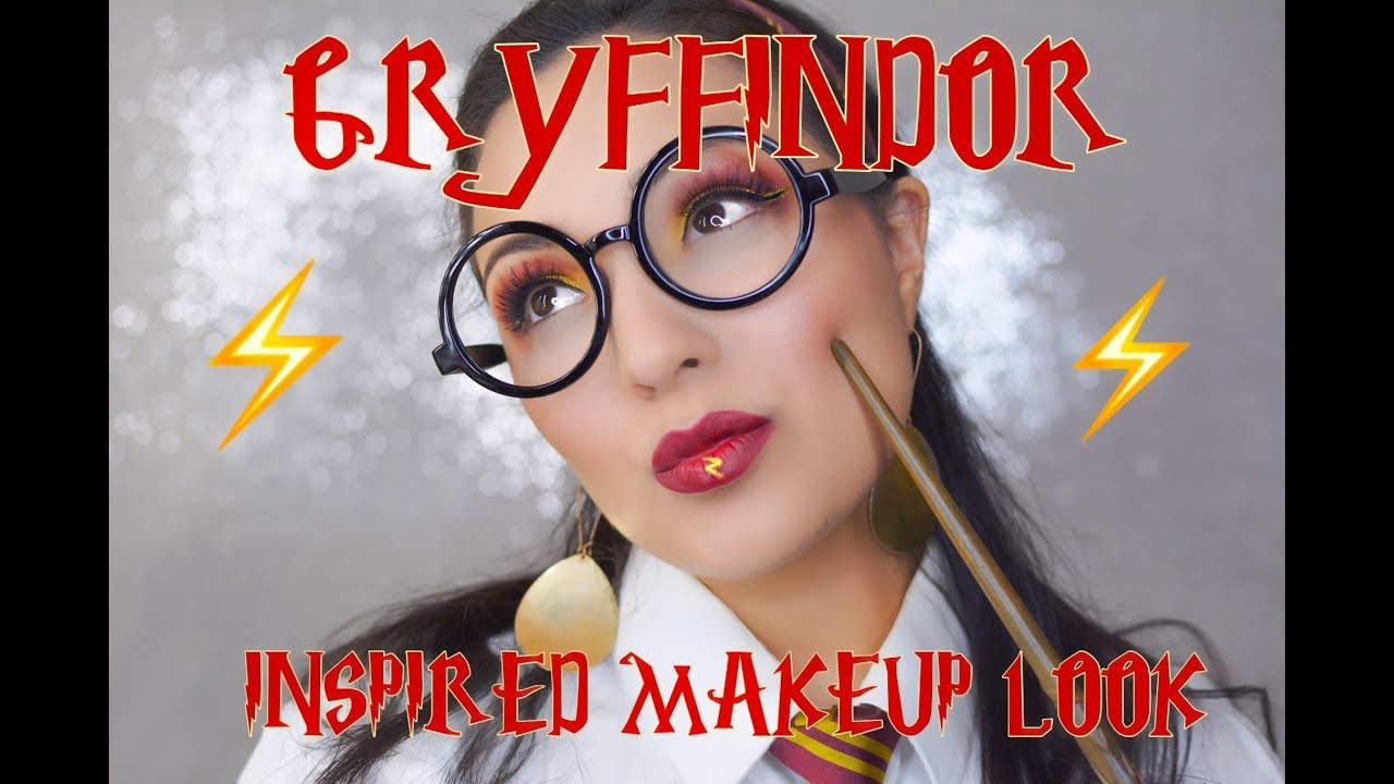 Harry Potter, Gryffindor Inspired Makeup Tutorial